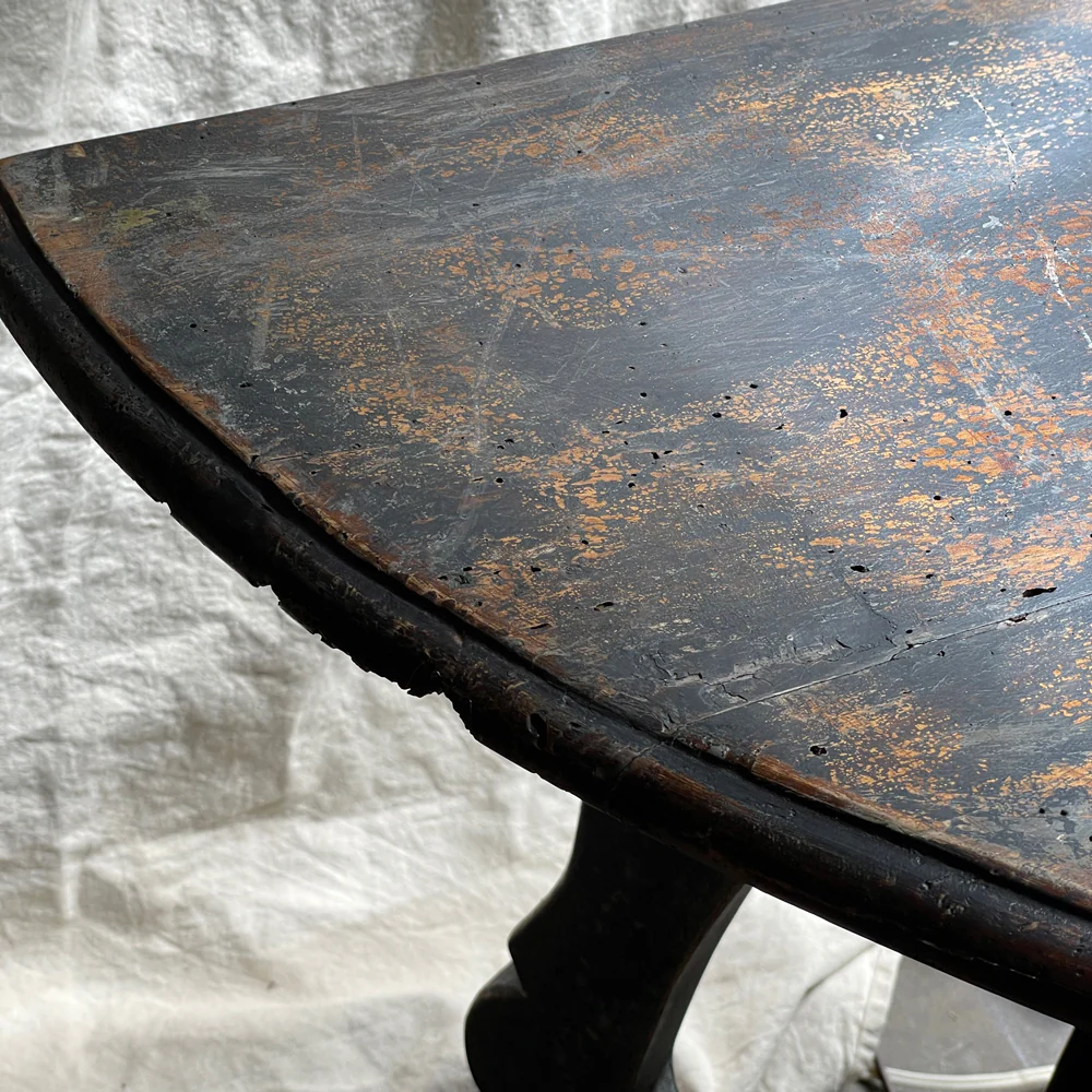 Pair of 18th Century Demilune Tables - Image 3