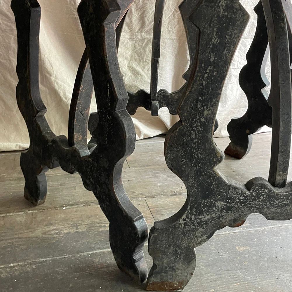 Pair of 18th Century Demilune Tables - Image 5