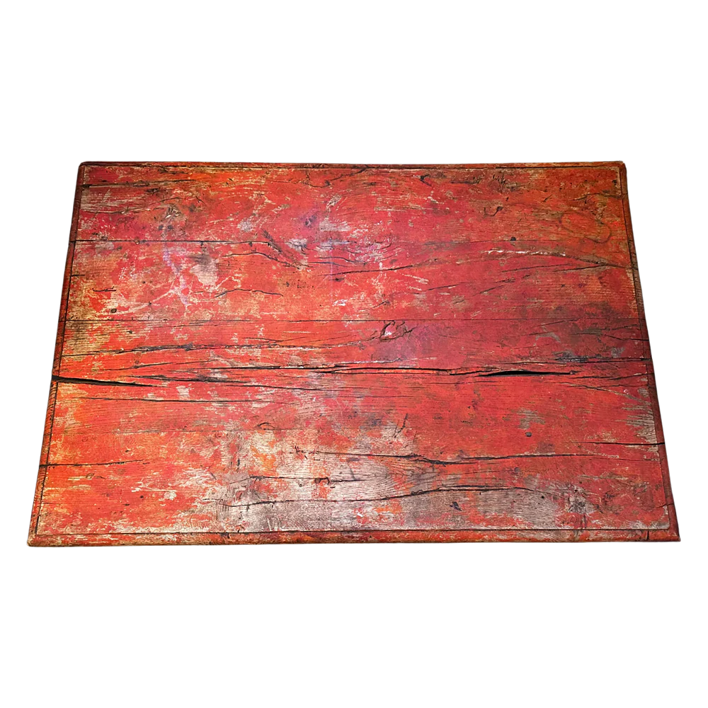 19th Century Painted Antique Table with Drawer - Image 8