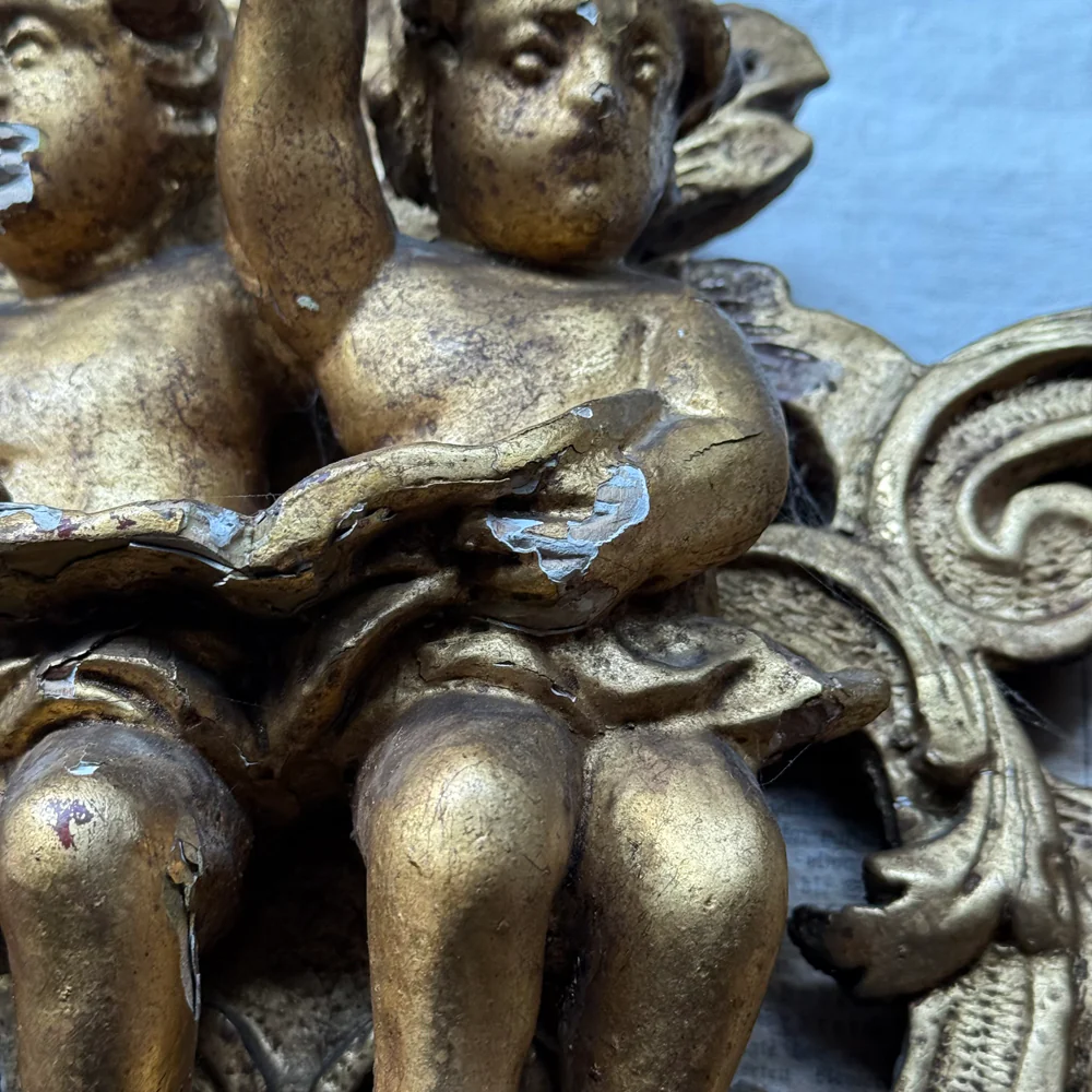 19th-century Gilt Over Door Architectural Element - Image 7