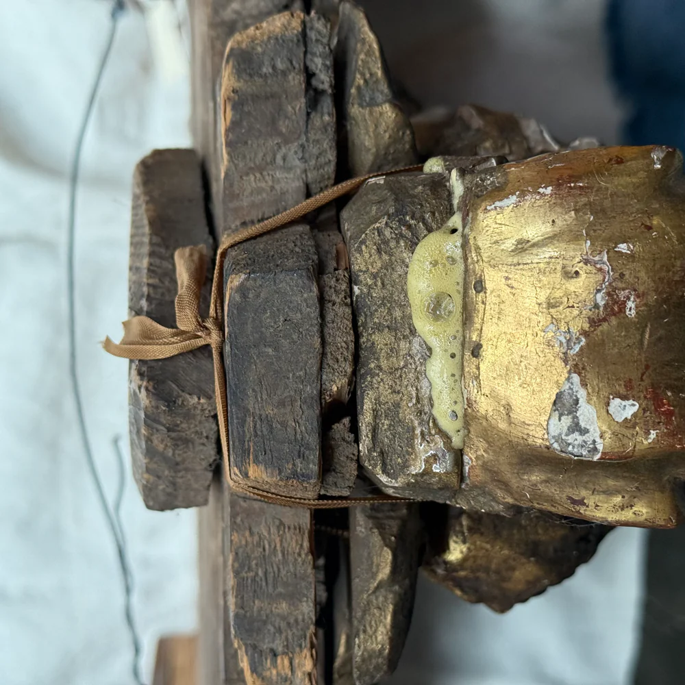 19th-century Gilt Over Door Architectural Element - Image 9