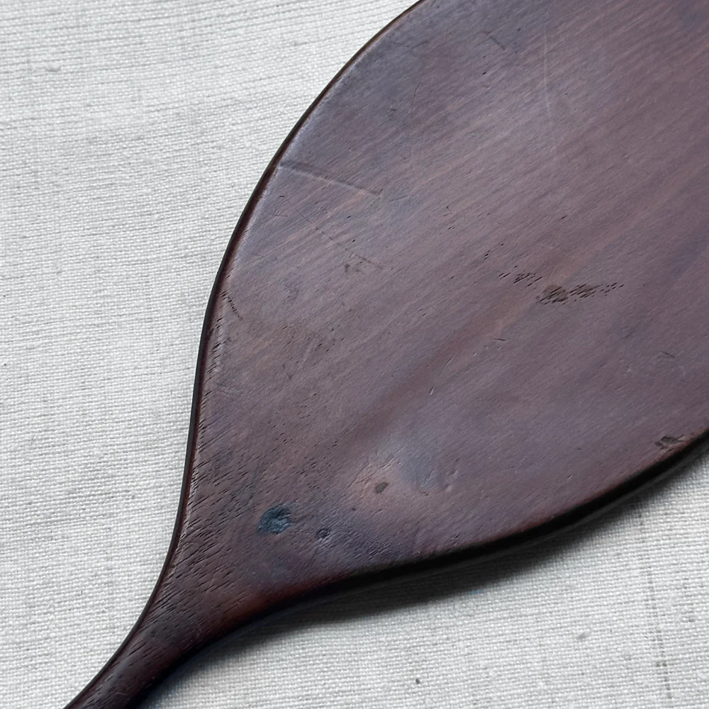 19th Century Round Amish Hand Mirror (04) - Image 3