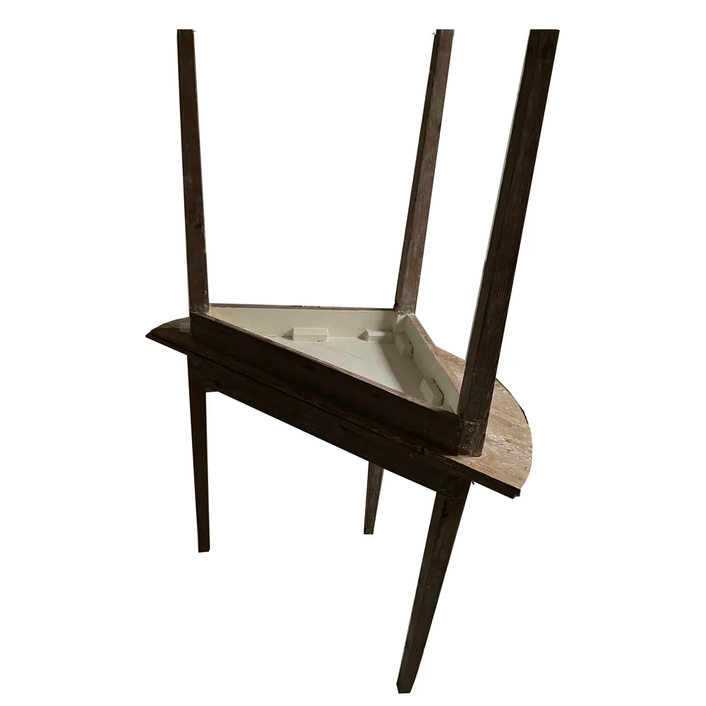 19th Century Swedish Oblong/Round "Demilune" Table - Image 3