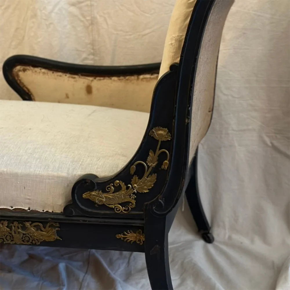 19th Century French Chaise - Image 7