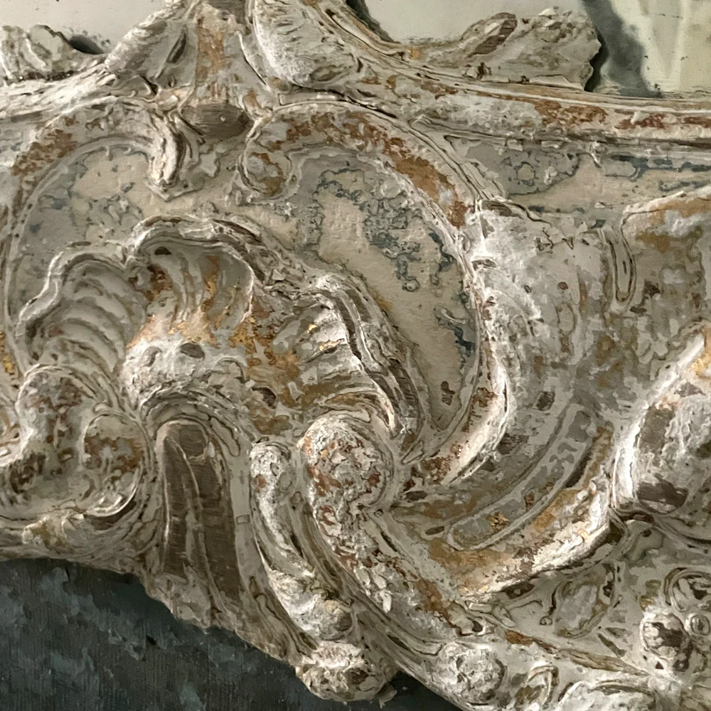 18th Century French Mirror with Painting - Image 3