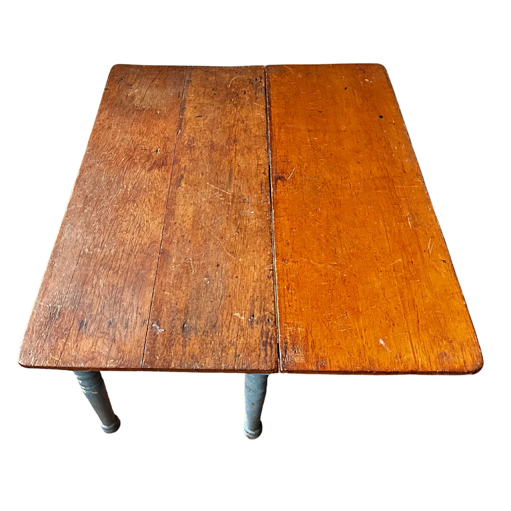 Antique Painted Drop-leaf Table - Image 5