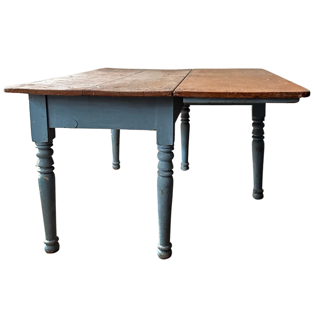 Antique Painted Drop-leaf Table - Image 6