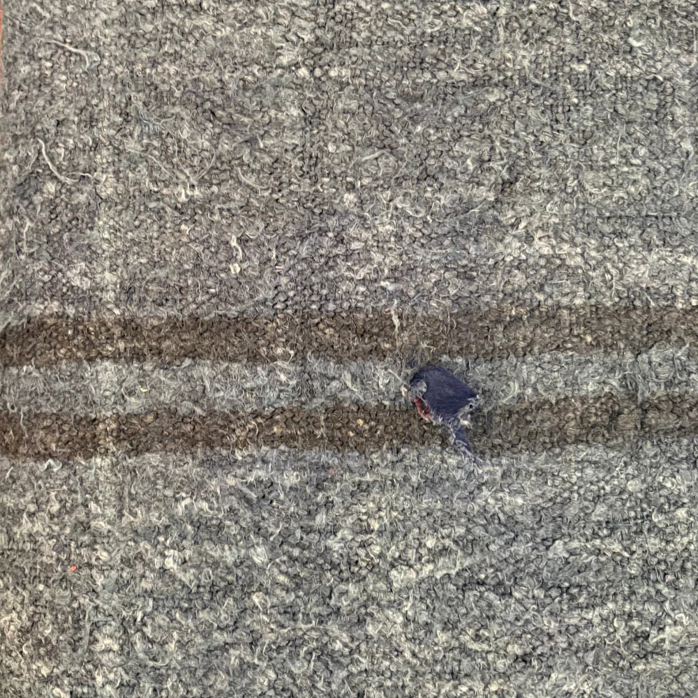 Custom Antique Overdyed Kilim Ottoman - Image 4