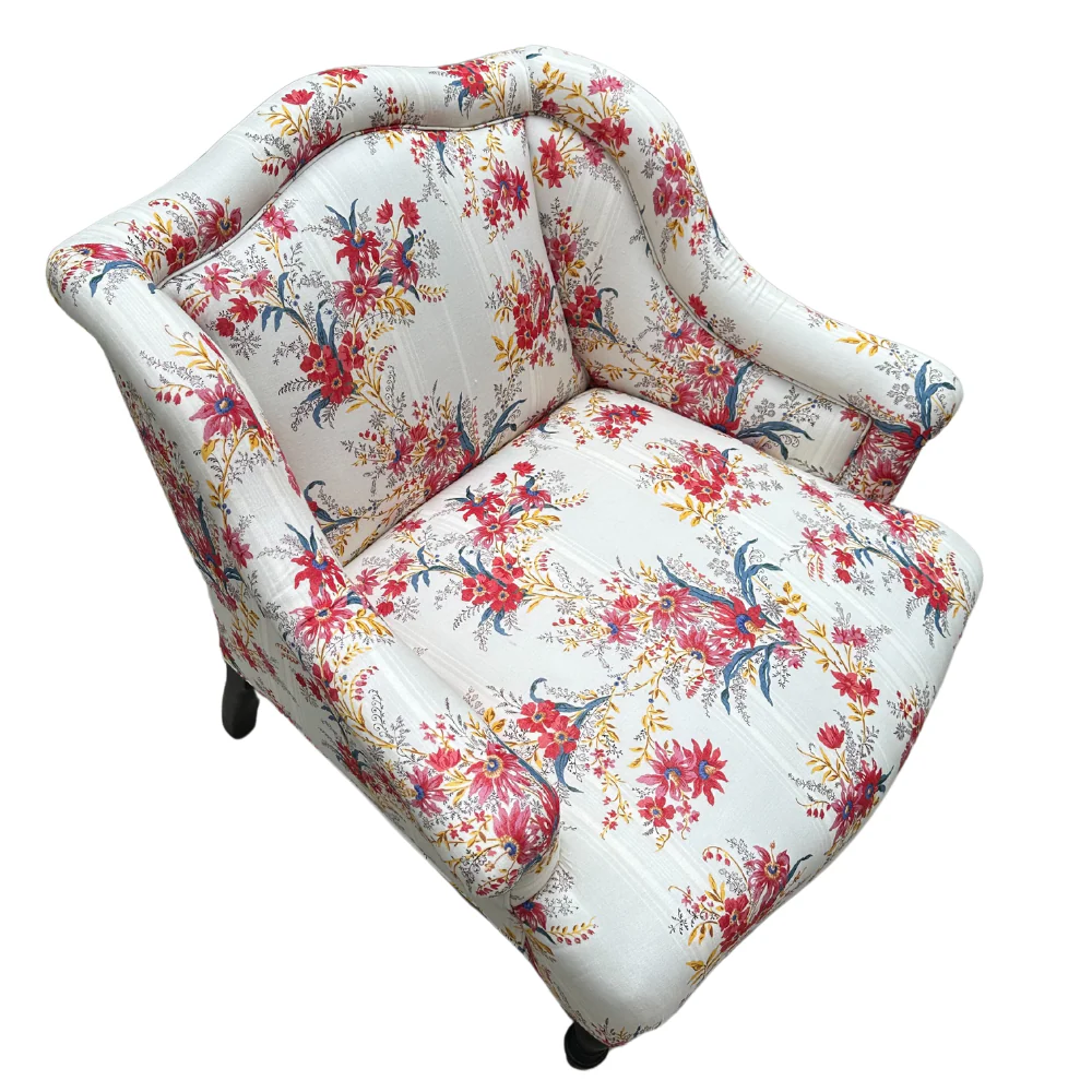 Custom Bog Chair in Décors Barbares Ete Moscovite Fabric - Image 10