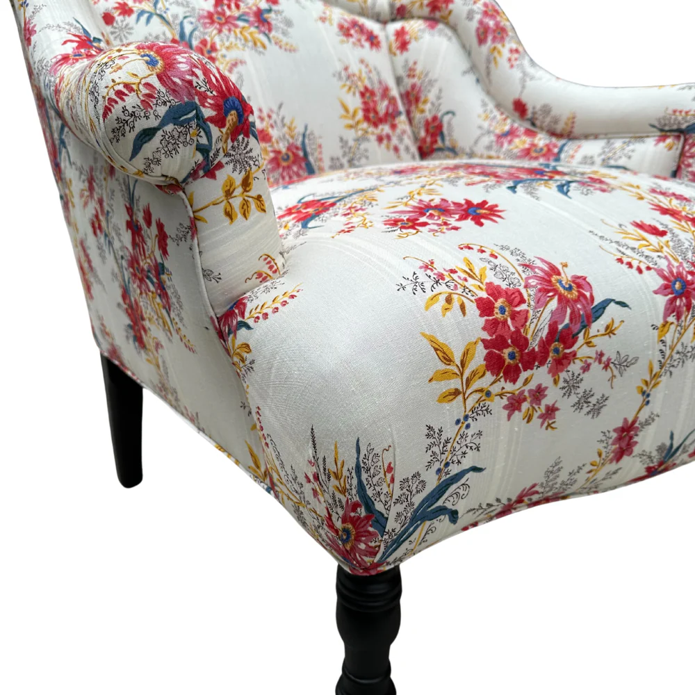 Custom Bog Chair in Décors Barbares Ete Moscovite Fabric - Image 3