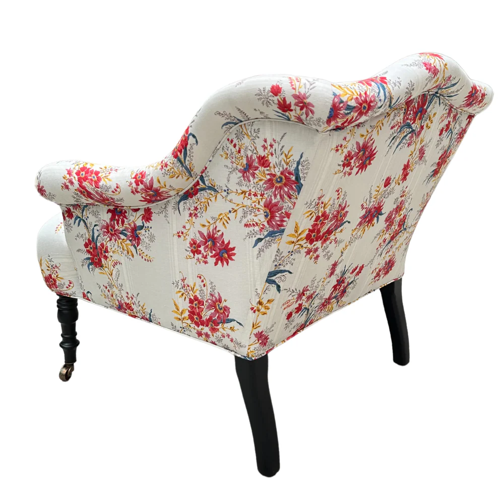 Custom Bog Chair in Décors Barbares Ete Moscovite Fabric - Image 5