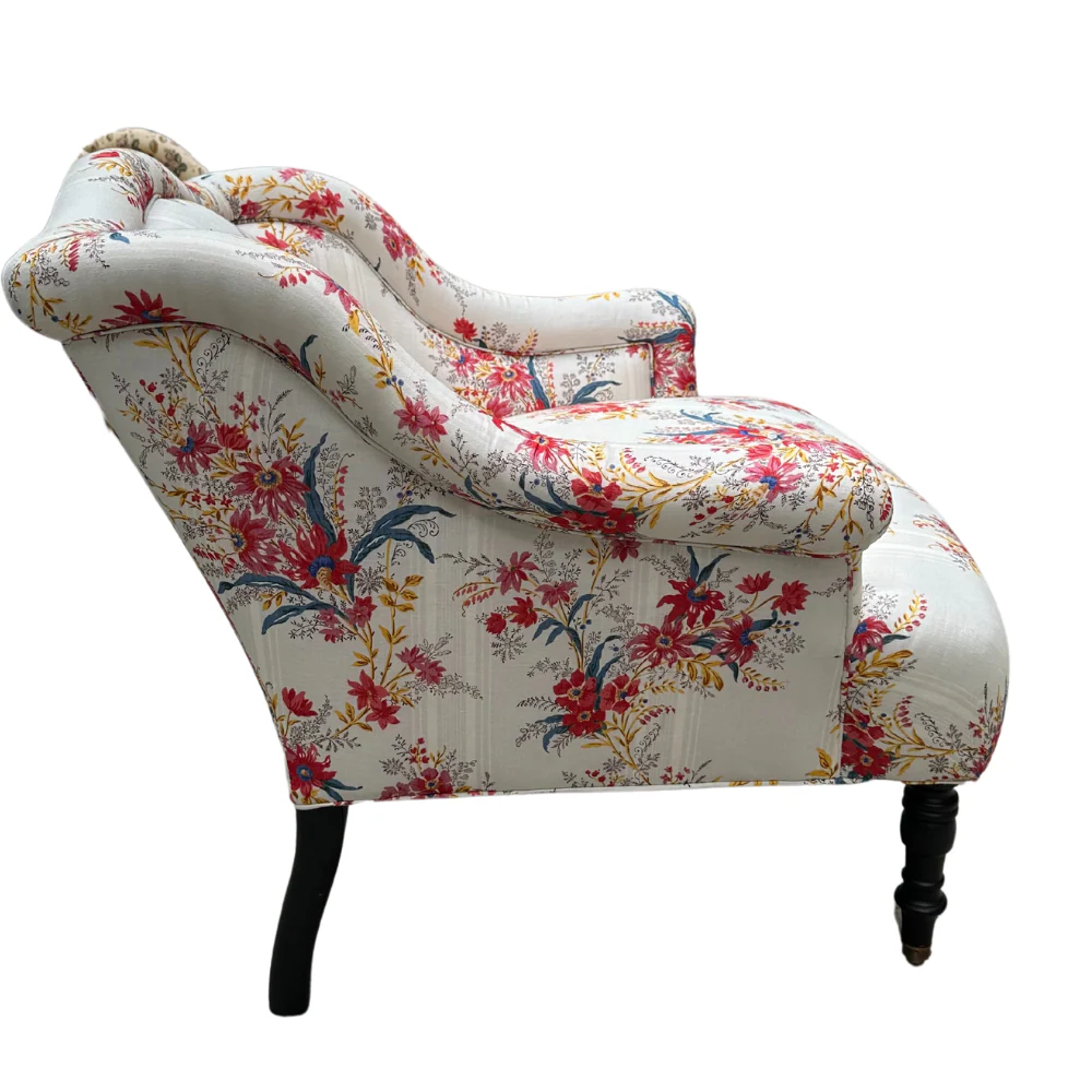 Custom Bog Chair in Décors Barbares Ete Moscovite Fabric - Image 8