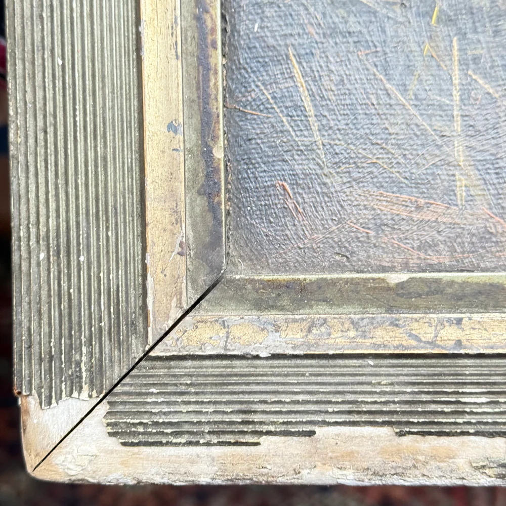 Early 20th-century Chicks Painting - Image 4