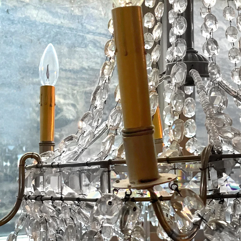 Handmade Crystal Chandelier - Image 4