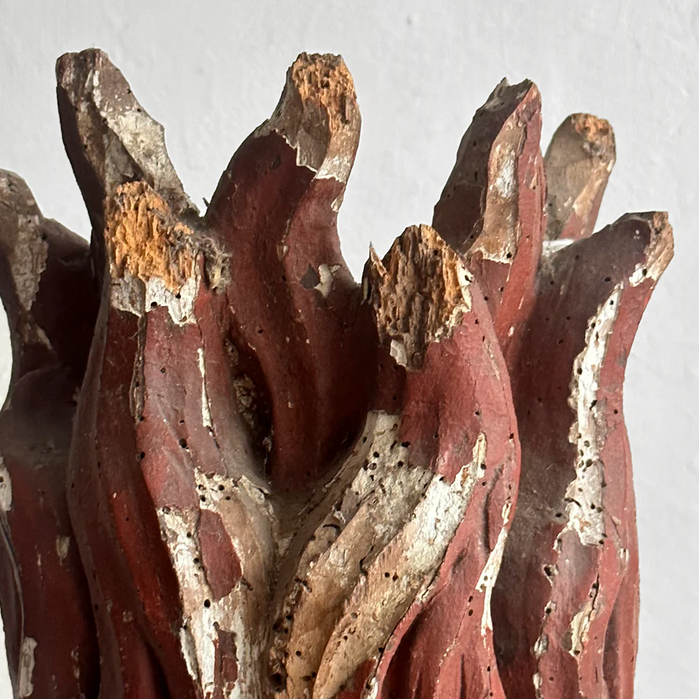 Pair of 19th-century French Architectural Flame Finial Elements - Image 5