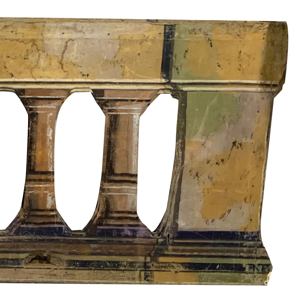 Pair of Antique Theatrical Panels - Image 3