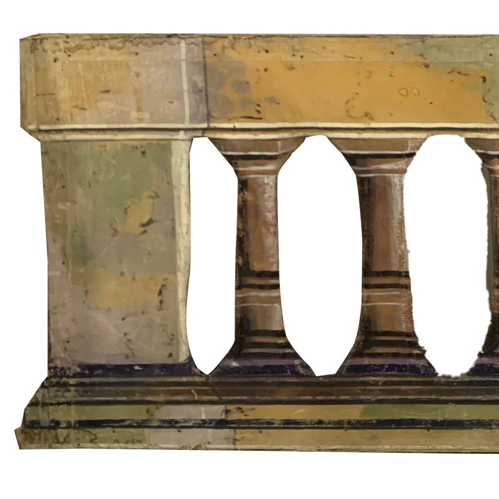 Pair of Antique Theatrical Panels - Image 4