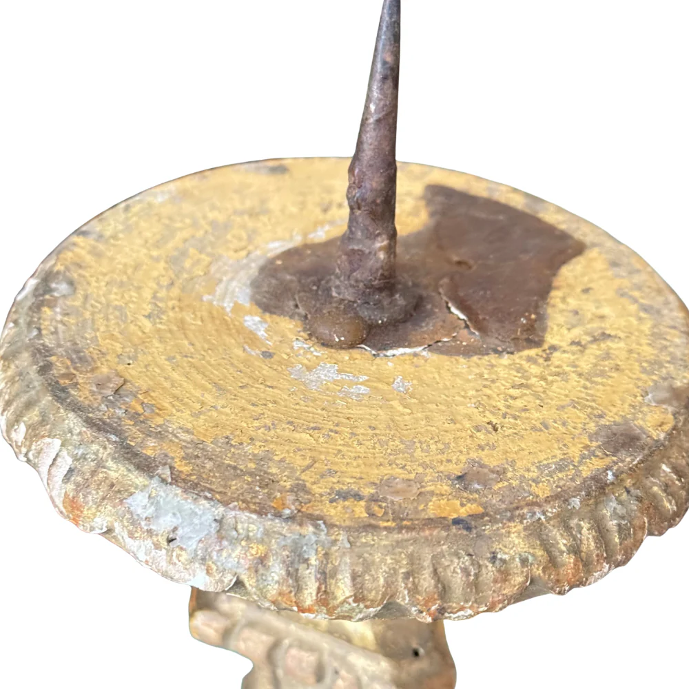 Pair of Early 18th-century Austrian Gilt Candlesticks - Image 4