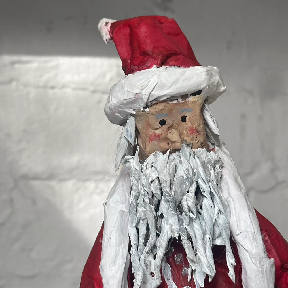 Papier-Mâché Santa Claus - Image 3