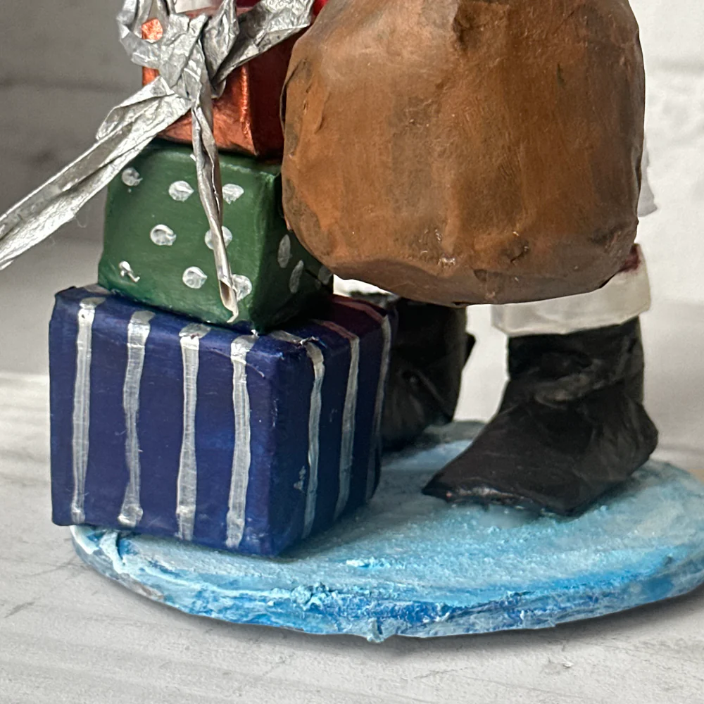 Papier-Mâché Santa Claus - Image 4