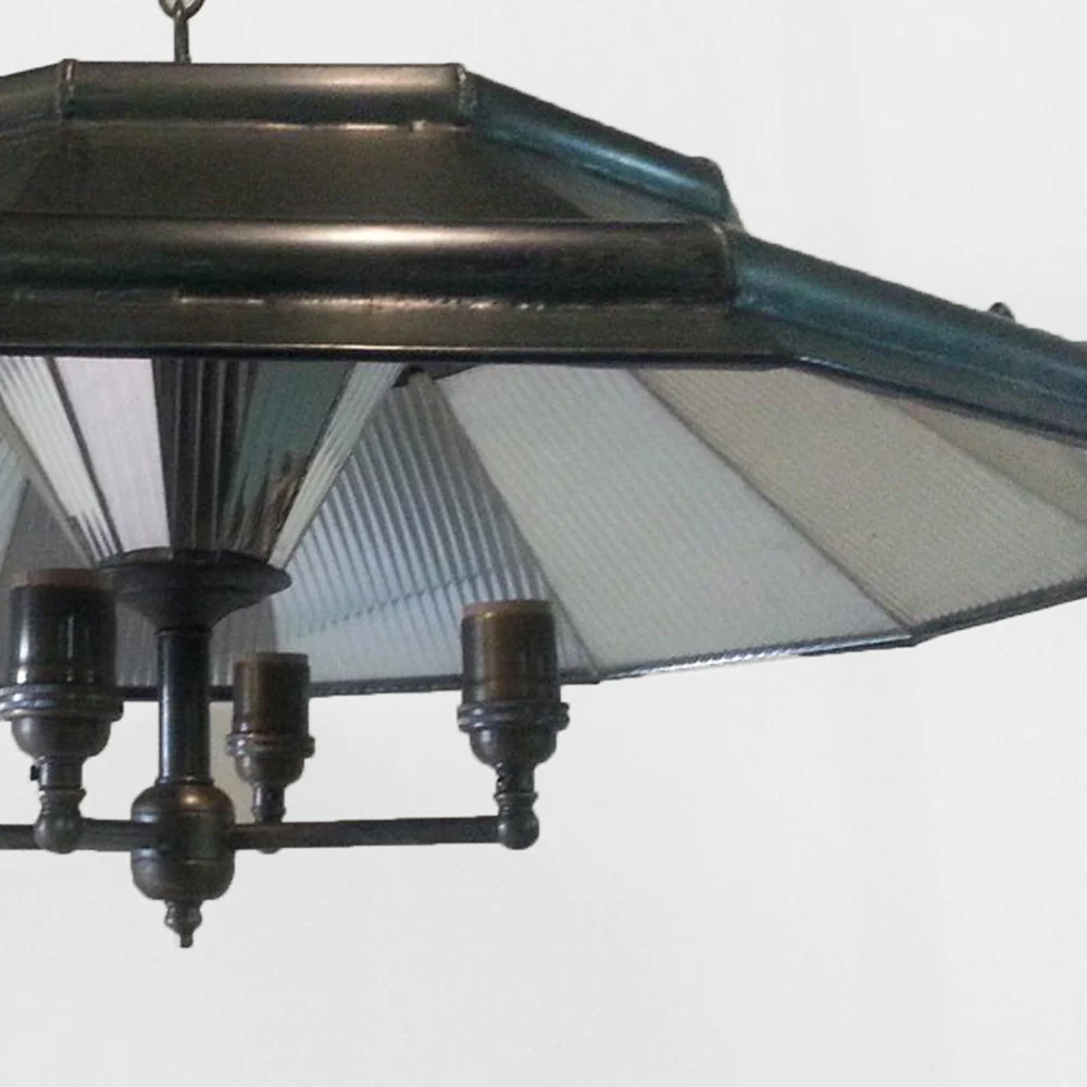 Robert Ogden Mirrored Chandeliers - Image 4