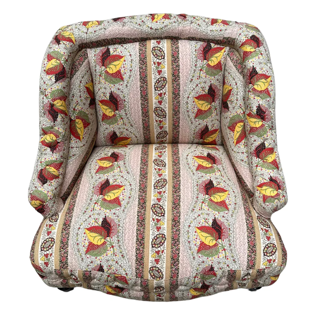 Royal Chair in Décors Barbares Casse-Noisette Pink Fabric - Image 6