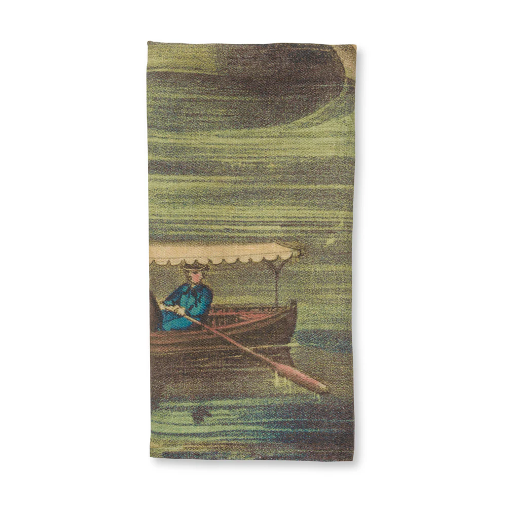 Summerill & Bishop x John Derian "Central Park" Linen Napkin Set of 6 - Image 3